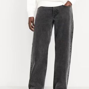 Old Navy Mens Black Classic 90s Baggy Jeans Excellent Condition 30Wx32L